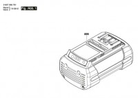 Bosch 2 607 337 047 GBA 36V Battery Pack Spare Parts